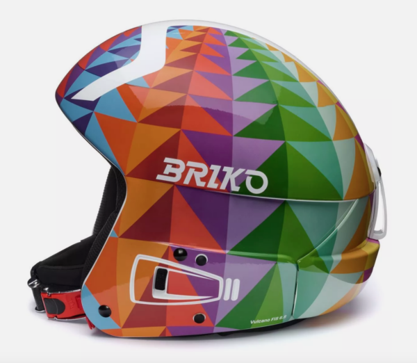 Briko FIS 6.8 Graphik Shiny Pomegranate Org.Grn.Blu on World Cup Ski Shop 1